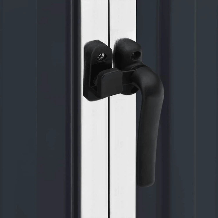 Abri de jardin en acier galvanisé avec double porte