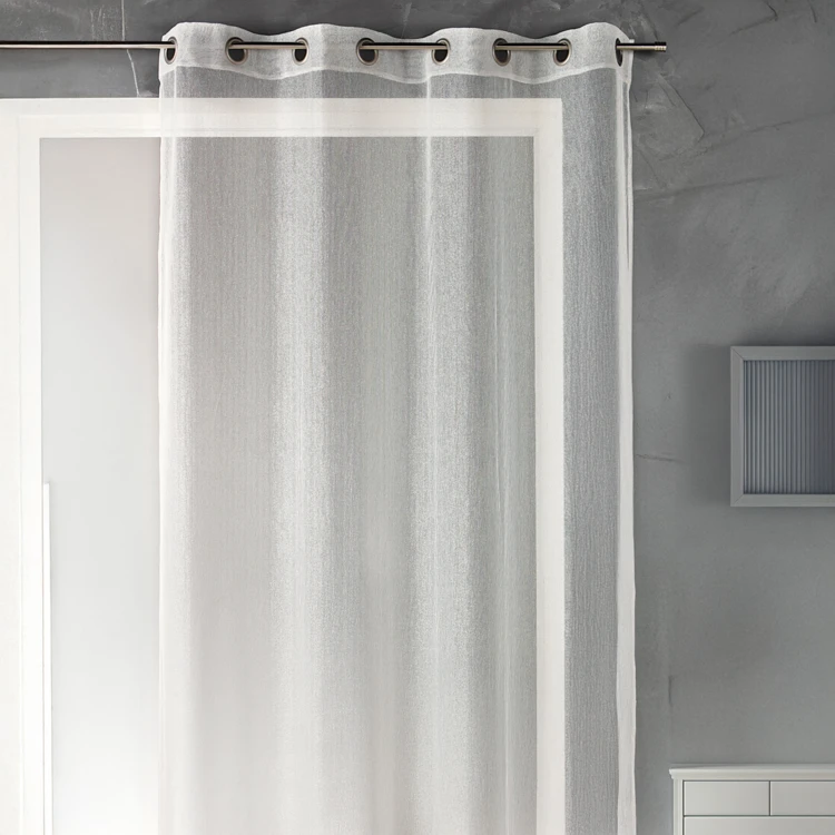 Voilage en organza fantaisie uni