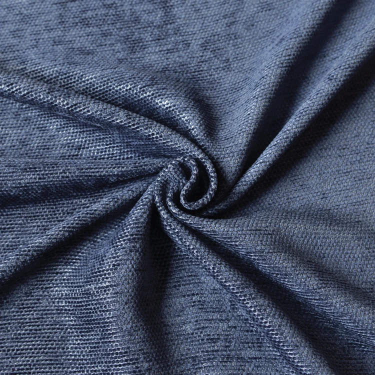 Tissu effet chenille