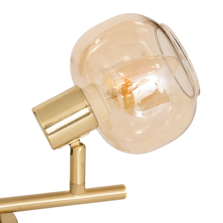 Spot orientable en verre et métal