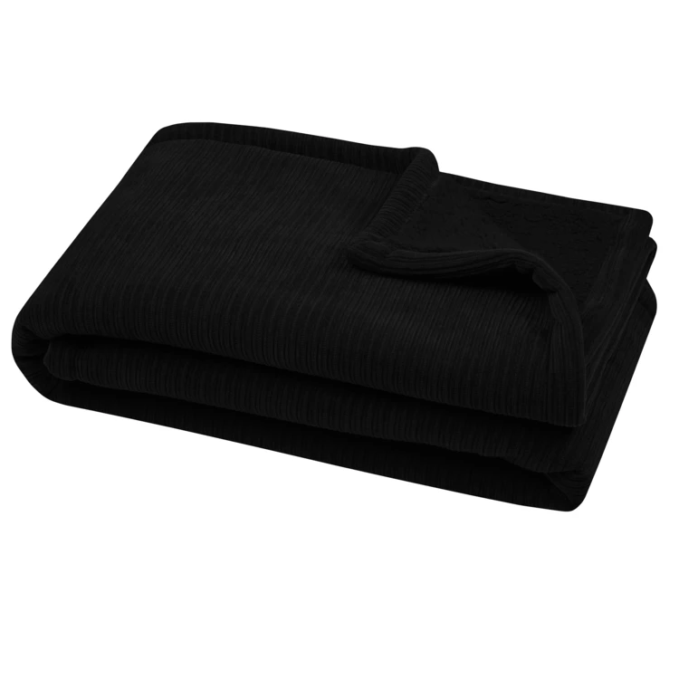 Plaid côtelé ultra doux