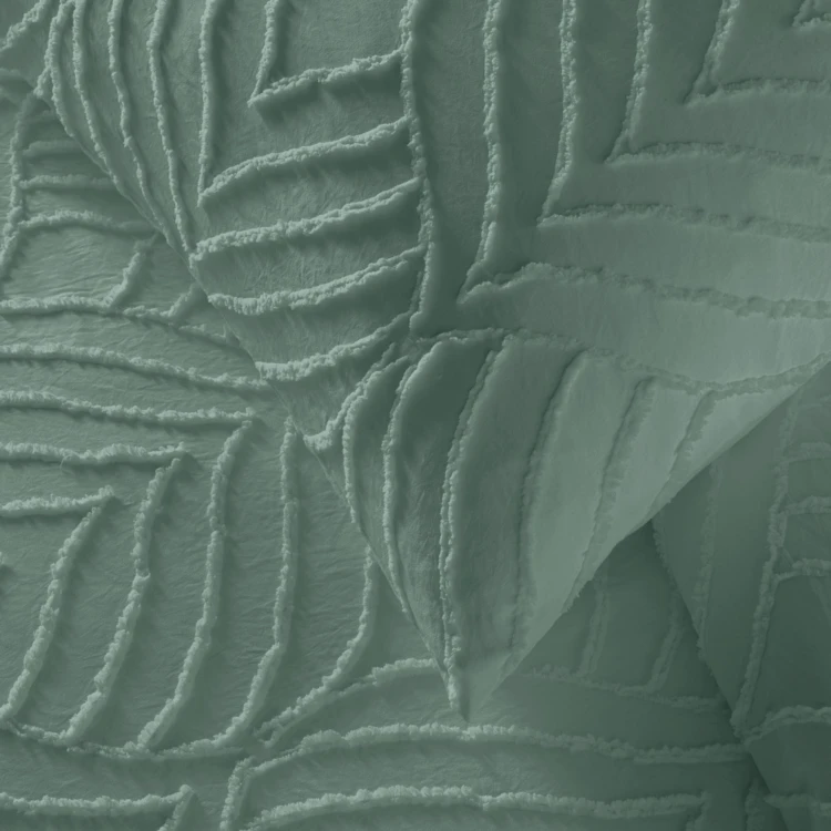 Parure de lit 3 pièces tufté