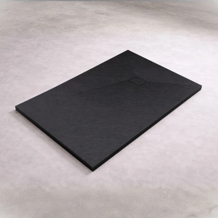 Receveur en résine effet pierre