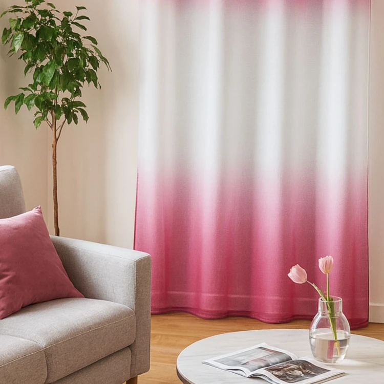 Voilage tie and dye coloré