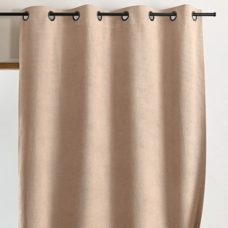 Cortina térmica 100% opaca con ojales y reflector de calor