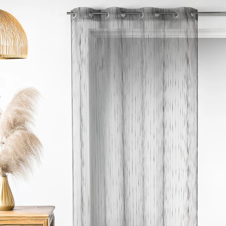 Voilage en organza multicolore tissé