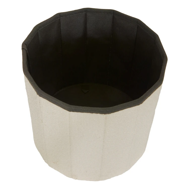 Pouf coffre pliant avec rangement intégré