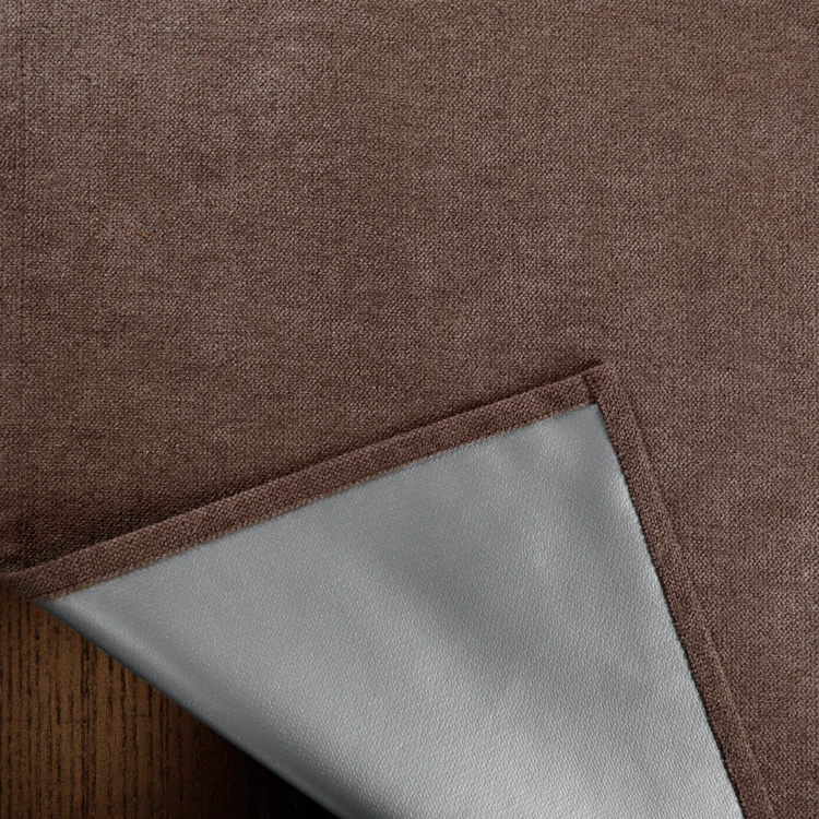 Cortina térmica 100% opaca con ojales y reflector de calor