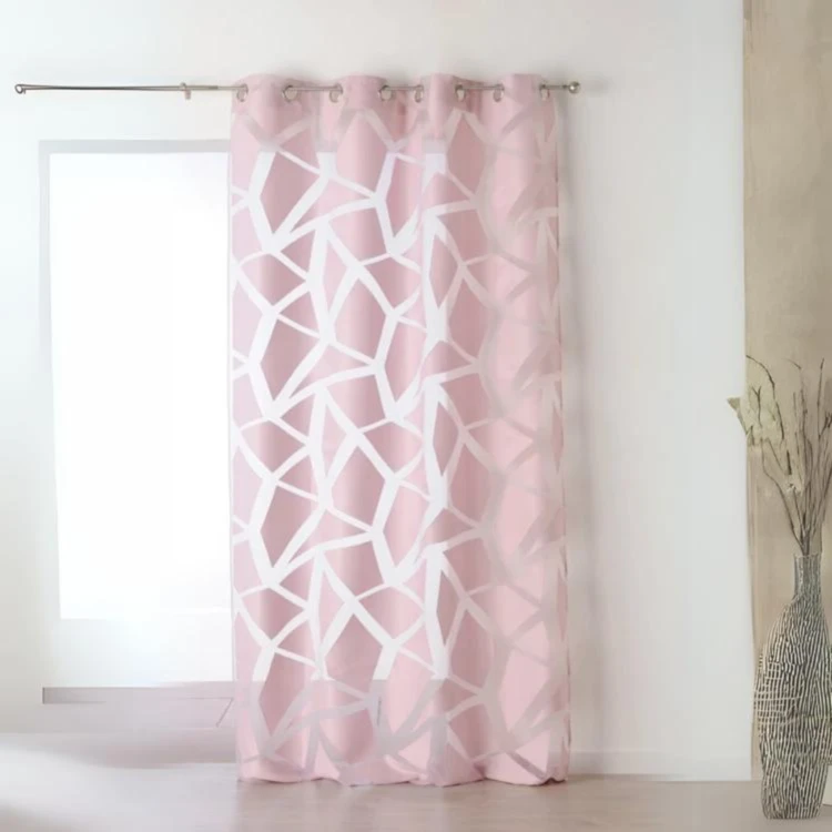Visillo en Jacquard Estampados Geométricos