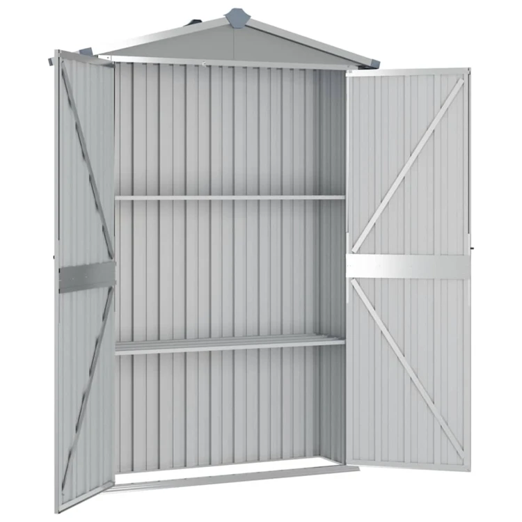Abri de jardin compact en acier galvanisé