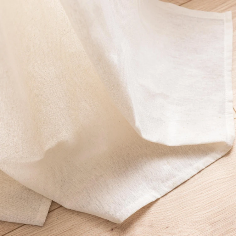Rideau tamisant en polycoton avec bandeau jacquard chenille léopard