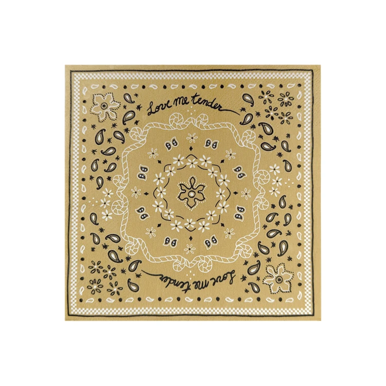 Confezione da 20 tovaglioli di carta a forma di bandana