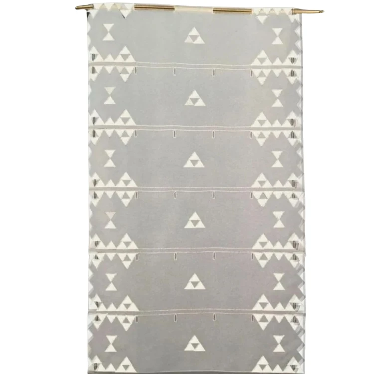 Petit voilage de fenêtre broderie triangle