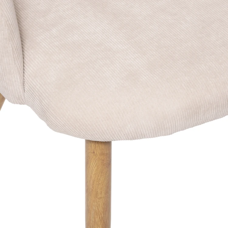 Silla de comedor tapizada