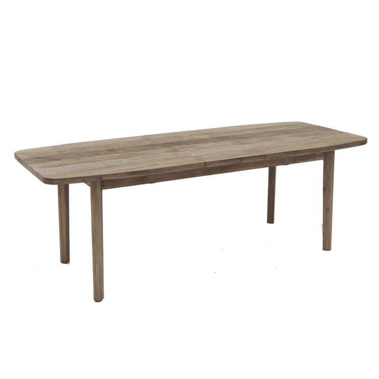 Mesa de comedor extensible de acacia con extensiones