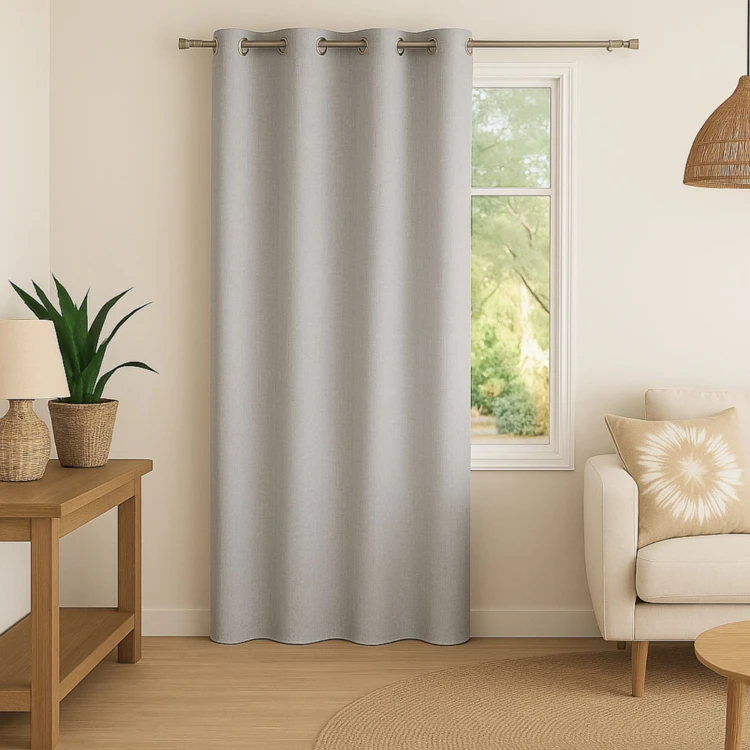 Rideau 100% occultant effet chiné