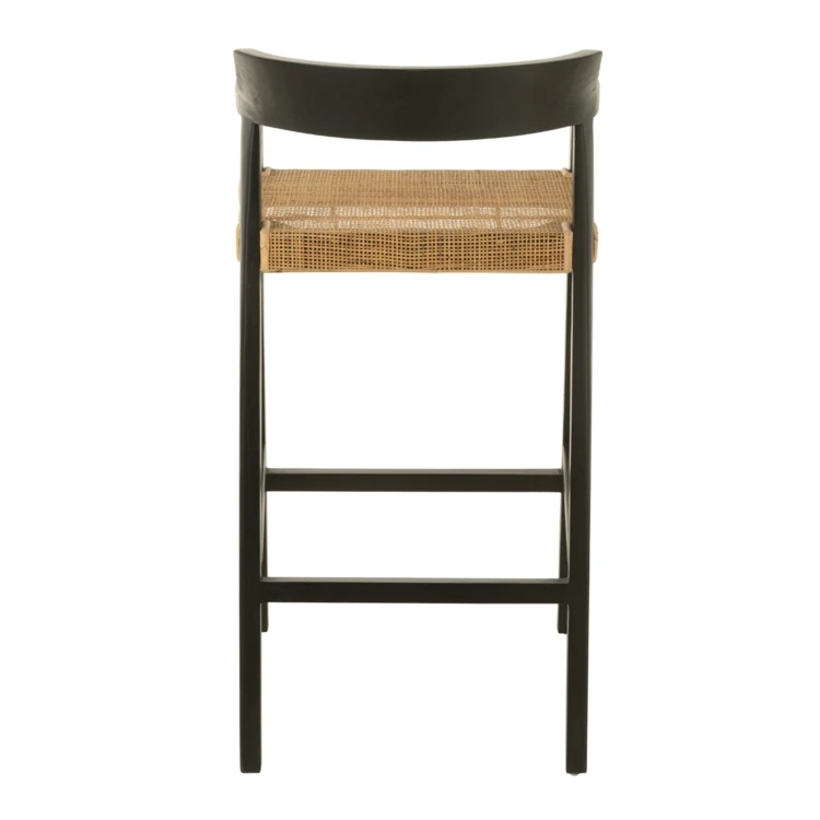 Chaise de bar en teck