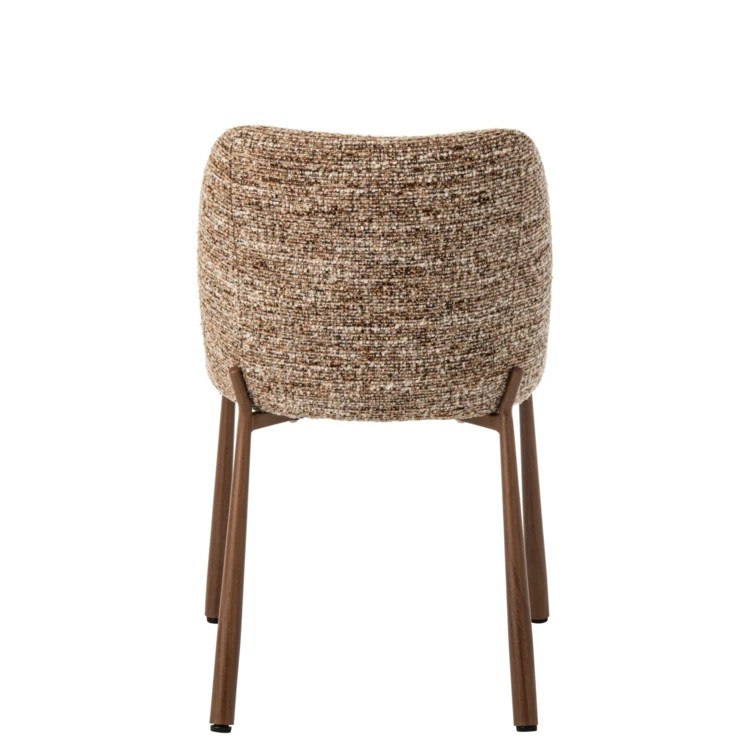 Chaise en métal et textile