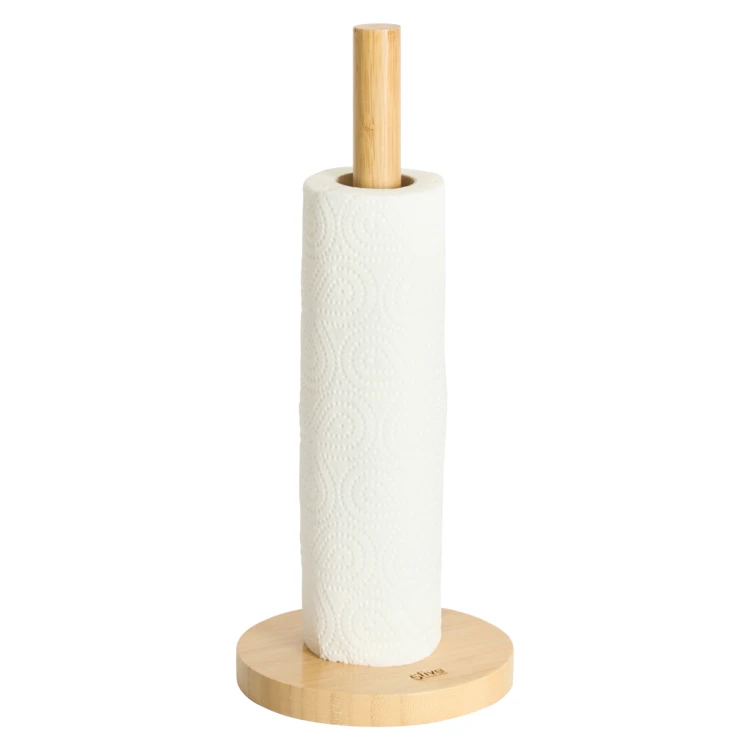 Küchenrollenhalter aus Bambus