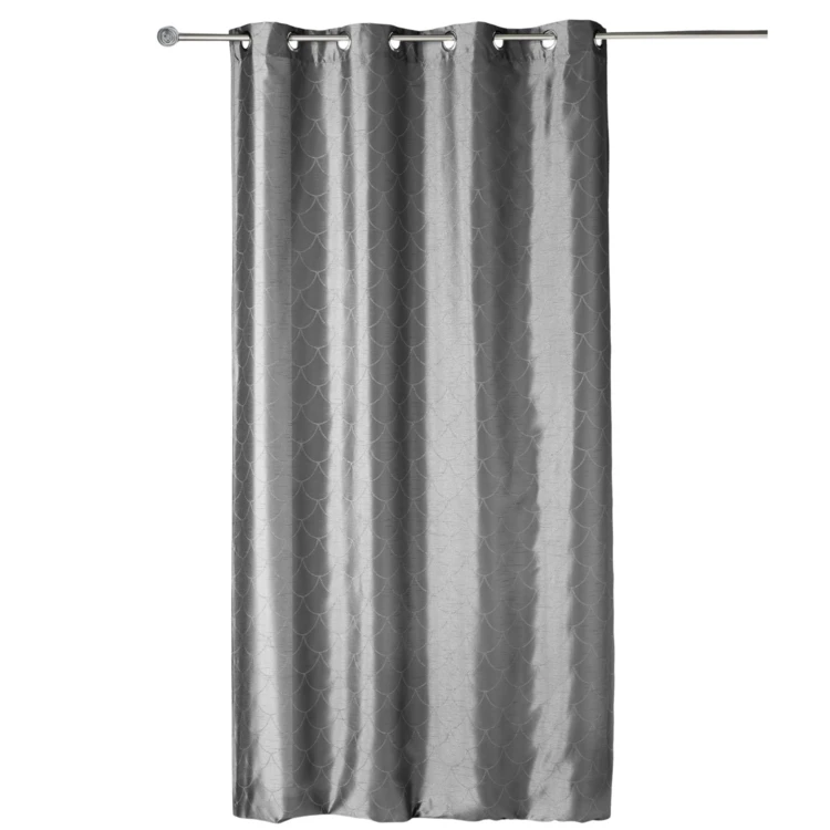 Rideau effet soie motif écaille