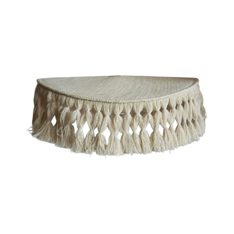 Abat-jour en coton naturel pour suspension