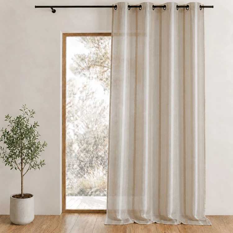 Etamine verticale strepen voile