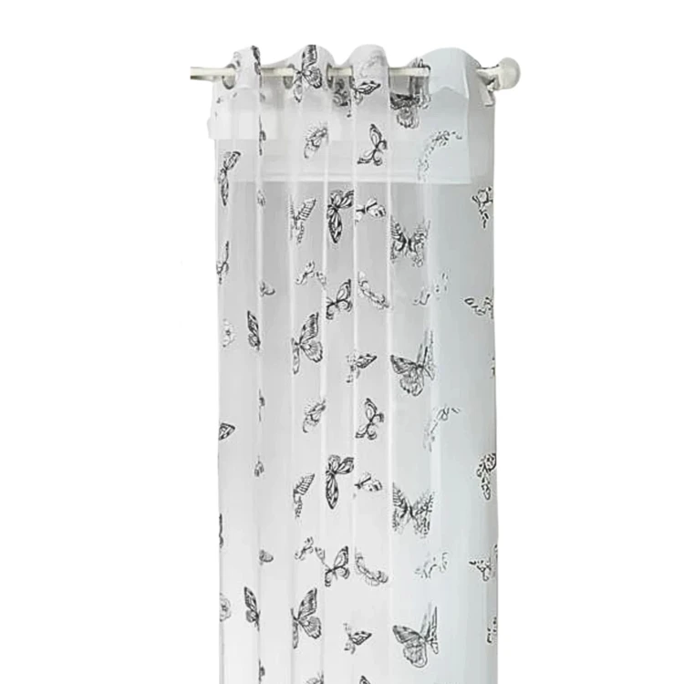 Fertigvorhang Voile "Schmetterlinge"