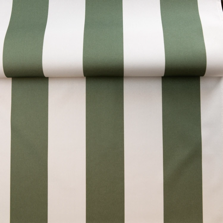 Toile outdoor enduite à rayures