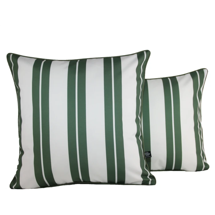 Pouf extérieur XXL à rayures