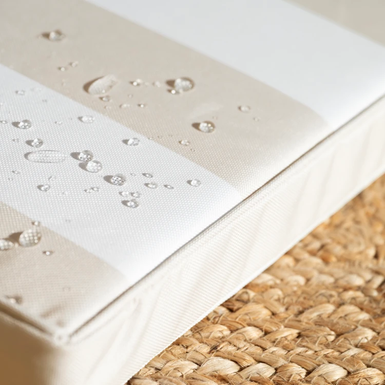 Galette de chaise imperméable déhoussable à rayures ARCACHON