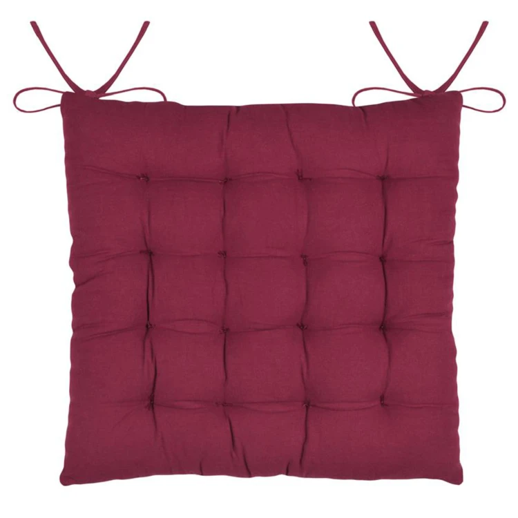 Galette de chaise motif fleurs