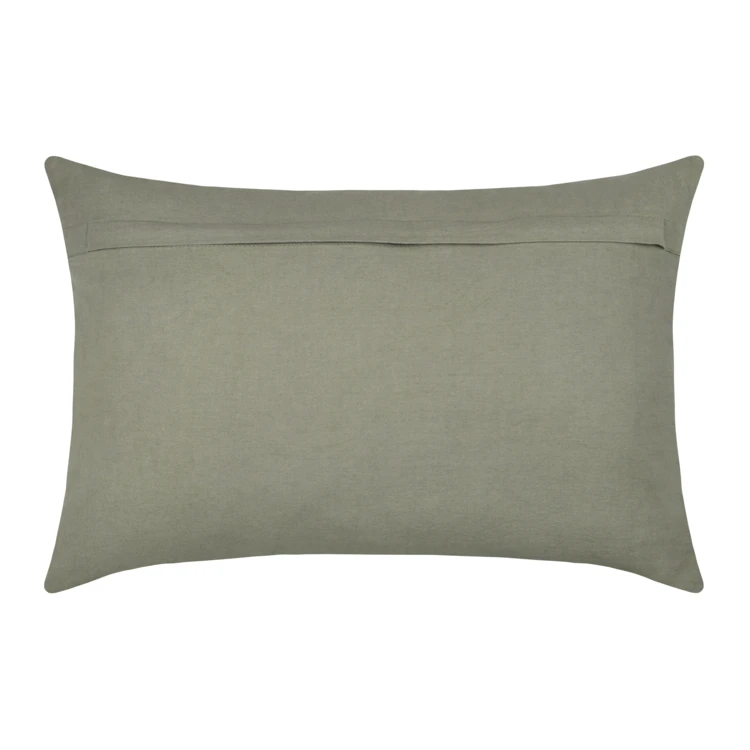 Coussin rectangulaire en coton à motif floral