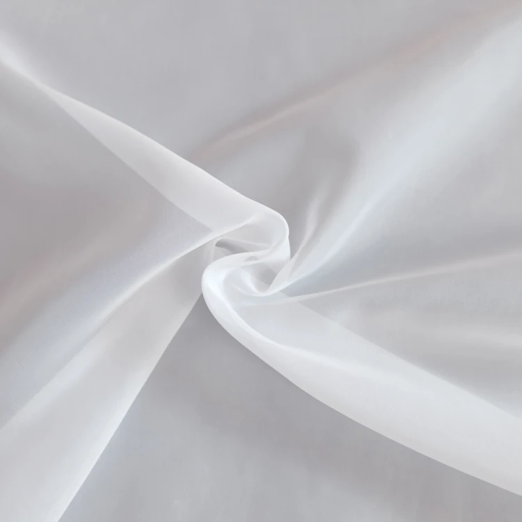 Tissu voile uni plombé grande largeur