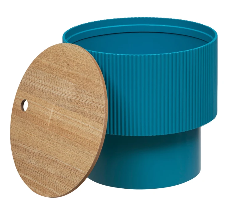 Mesa de café con almacenamiento tipo cofre