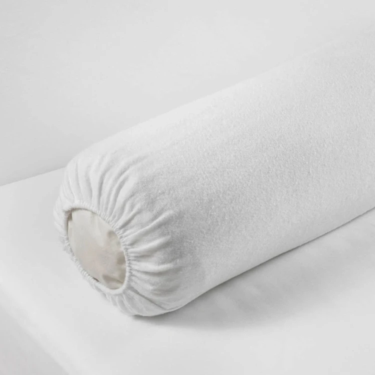 Protège traversin molleton 100% coton