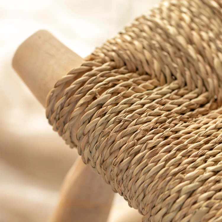 Banc bois naturel Japandi