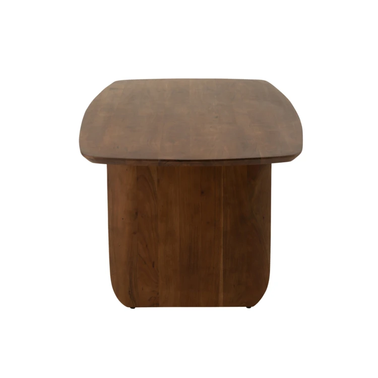 Table à manger en bois d'acacia