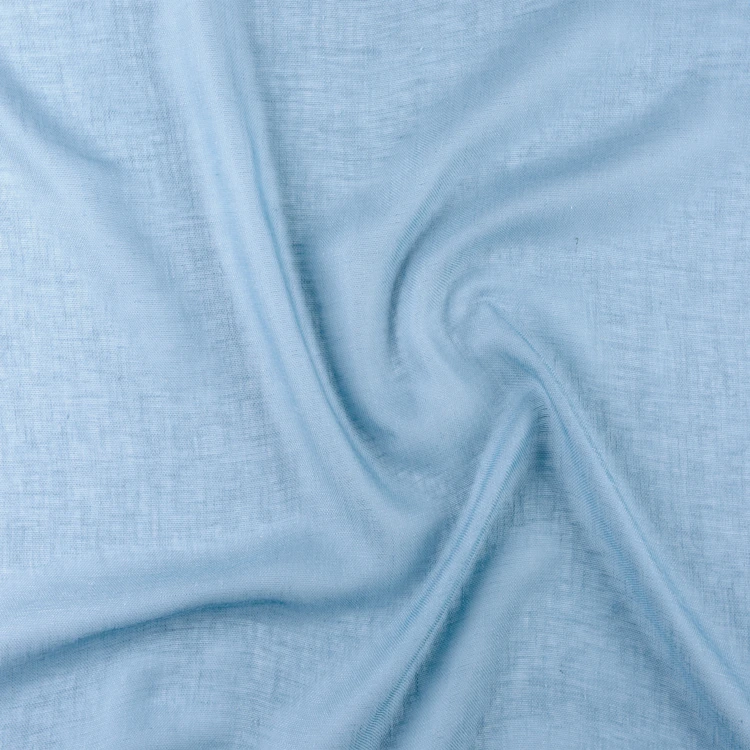 Tissu voile poly-lin uni