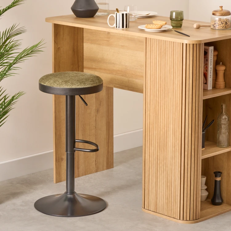 Tabouret de bar réglable pivotant