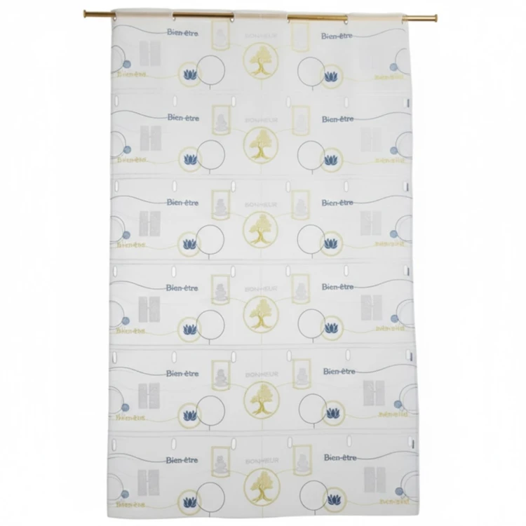 Modulable léger et brodé "Zen attitude"