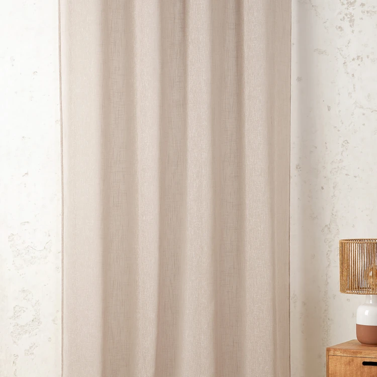 Tissu voile en polycoton chiné