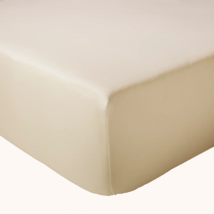 Parure de draps 4 pièces percale de coton dégradé rayé draps + taies