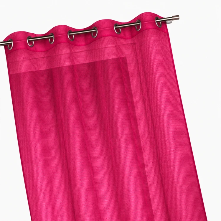 Voilage organza à fines rayures horizontales