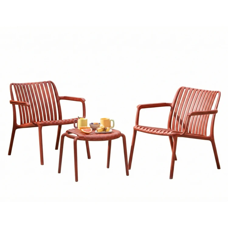 Table basse et repose-pieds de jardin