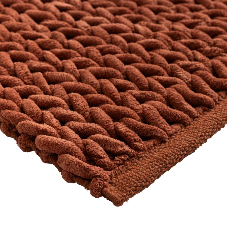 Tapis de bain en chenille douce antidérapant