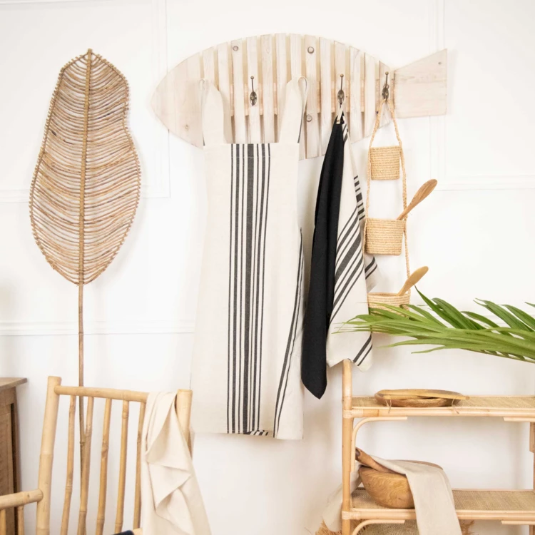 Delantal de cocina a rayas Polyline