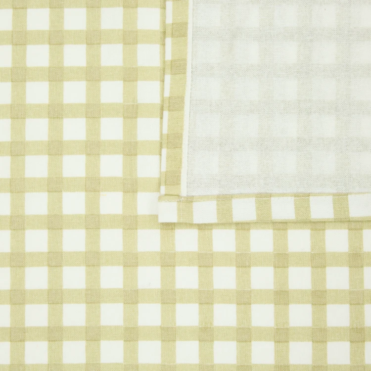 Nappe en coton vichy pour table rectangulaire