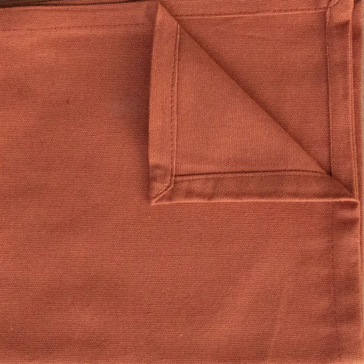 Serviette de table unie et colorée