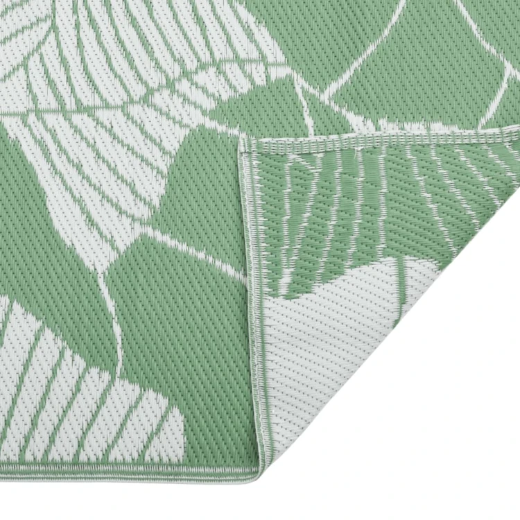 Tapis d’extérieur réversible motif feuillage