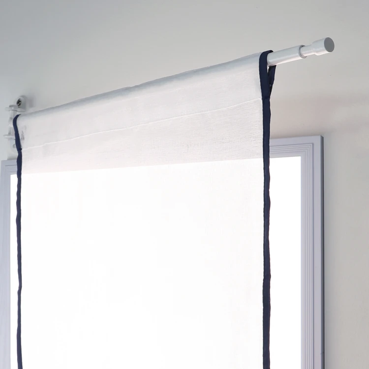 Tringle pivotante extensible pour porte en métal